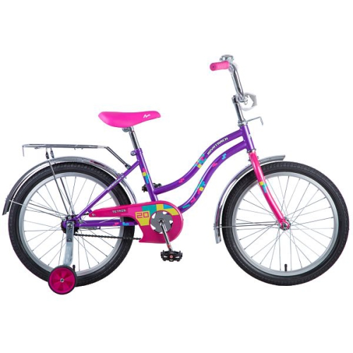 Велосипед Novatrack Tetris 20" фиолетовый