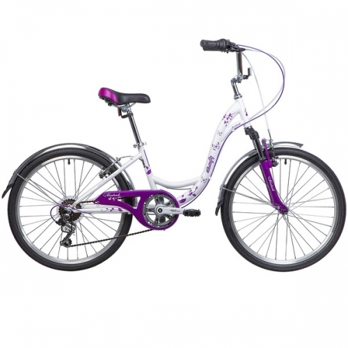 Велосипед Novatrack Butterfly 24" фиолетовый