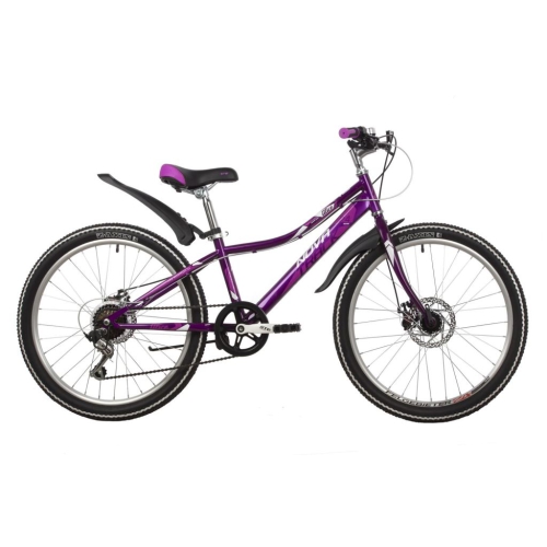 Велосипед Novatrack Alice 24" Disk пурпурный
