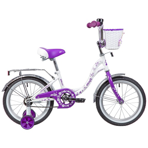 Велосипед Novatrack Butterfly 14" фиолетовый