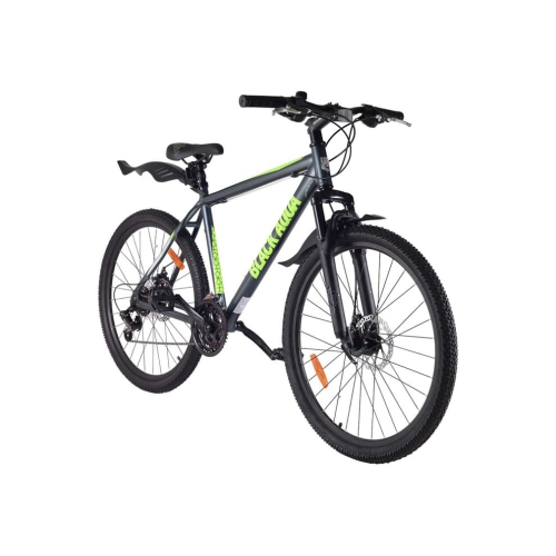 Велосипед Black Aqua Cross 2651 D matt 26" серый-салатовый GL-318D