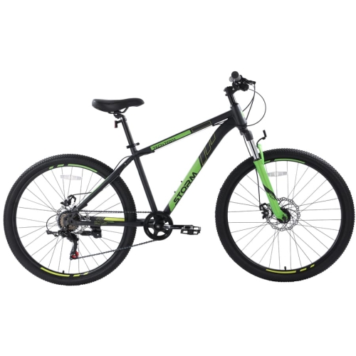 Велосипед Tech Team Storm 27,5" х19" черно-зеленый
